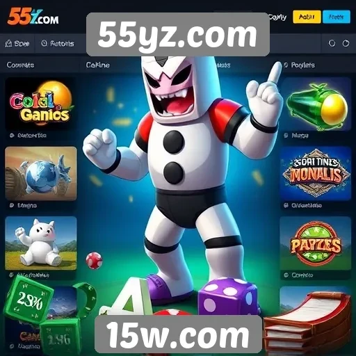 Avaliação da variedade de jogos em 55yz.com